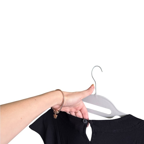 Marimekko Black Sheath Mini Dress Crew Neck - Picture 9 of 10